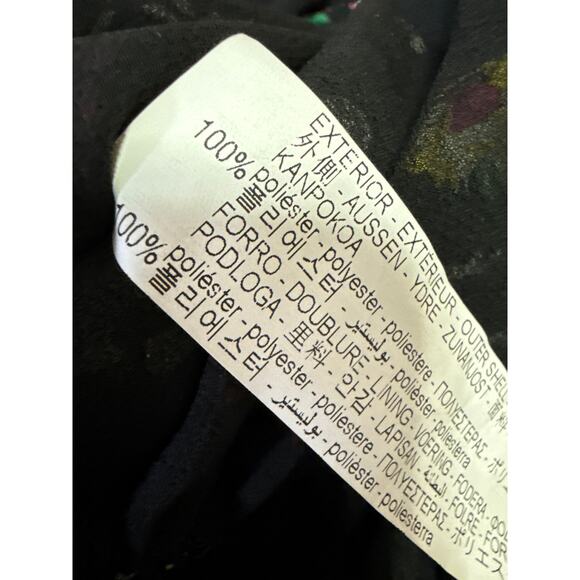 Zara Women's Multicolor Floral Off The Shoulder Long Sleeve Blouse Top Size S - Picture 6 of 6